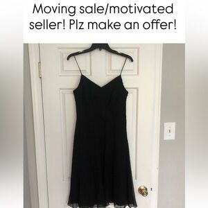 Vintage Anne Klein 100% silk LBD